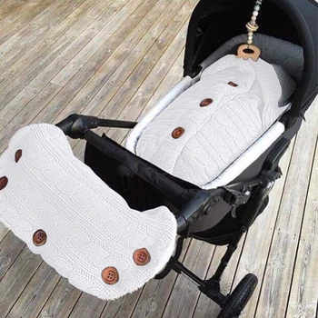 

Boys Girls Sleeping Bag Toddler Soft Stroller Wrap Autumn Winter Newborn Baby Swaddle Blanket Multifunction Thickened Warm Kids