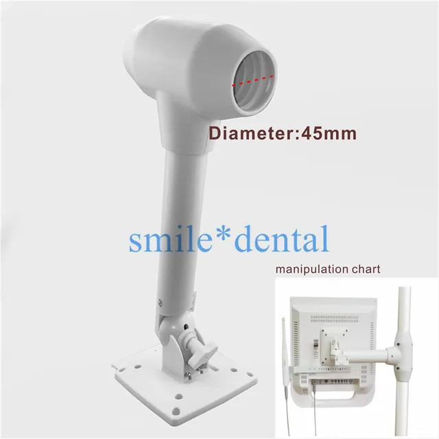 $US $52.18  1 set Dental Unit Post Mounted LCD Monitor Intraoral Camera Mount Metal Arm Dental equipment
