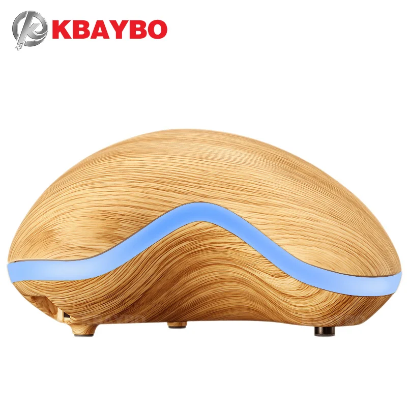 

Ultrasonic humidifier mist air fresh wood grain essential oil diffuser aroma 150ml