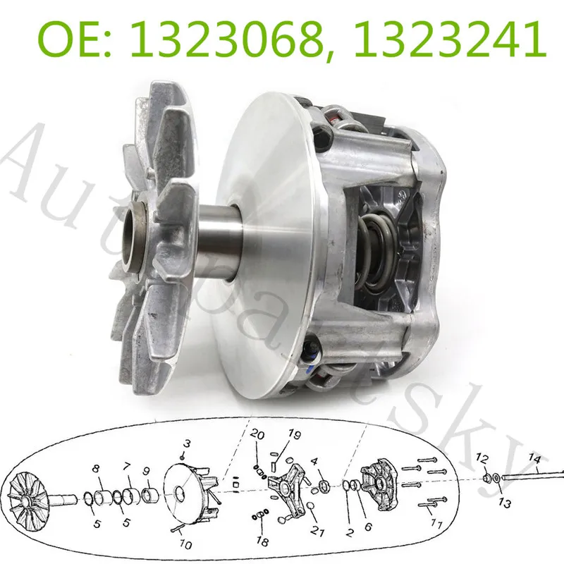 Лучшее качество Автозапчасти для Polaris RZR 1000 XP Первичная сборка сцепления 1323068 1323241