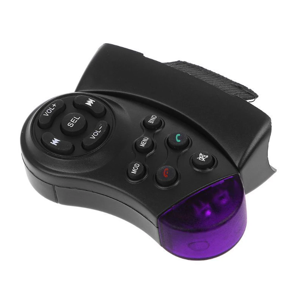 1 Car Steering Wheel Remote Control Auto MP5 Media Multimedia Player DVD Portable 11-Key Controller - Цвет: 1