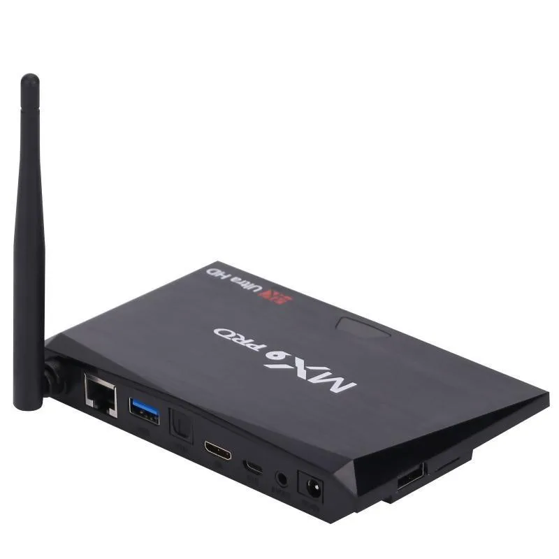 ТВ-приставка YITESIKAI MX9 Pro 4 ГБ 32 ГБ Android 7,1 четырехъядерный процессор RK3328 4K VP9 3D 2,4G 5G WiFi BT4.1 смарт-приставка PK X96 X96 MINI
