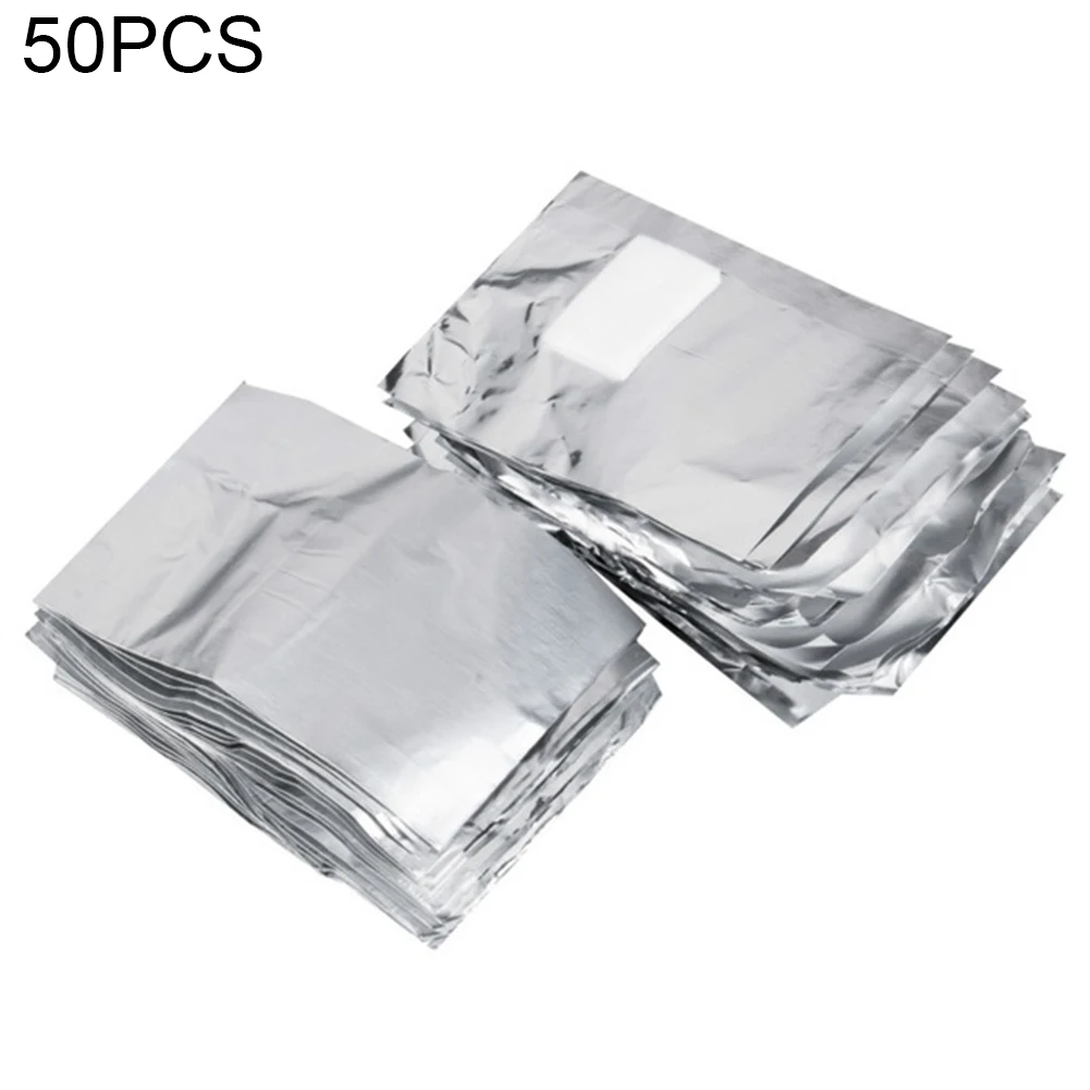 50Pcs жидкость для снятия лака Ватные диски био Гели Soak Off Гель обертывания