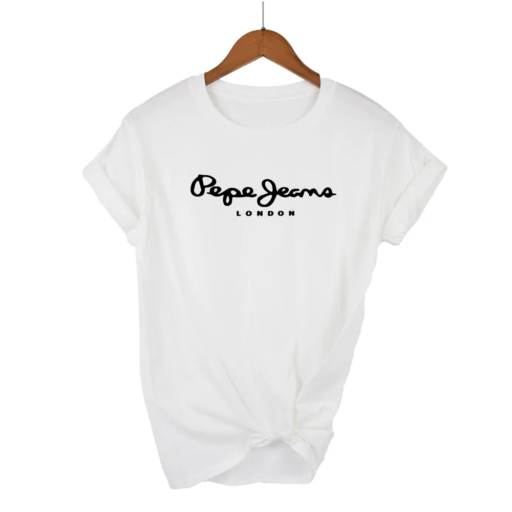 Tees Women T Shirt Print Letter T-shirt Casual White Black Pink Short Sleeve Cotton Tops 2020 Spring Summer Luxury Brand