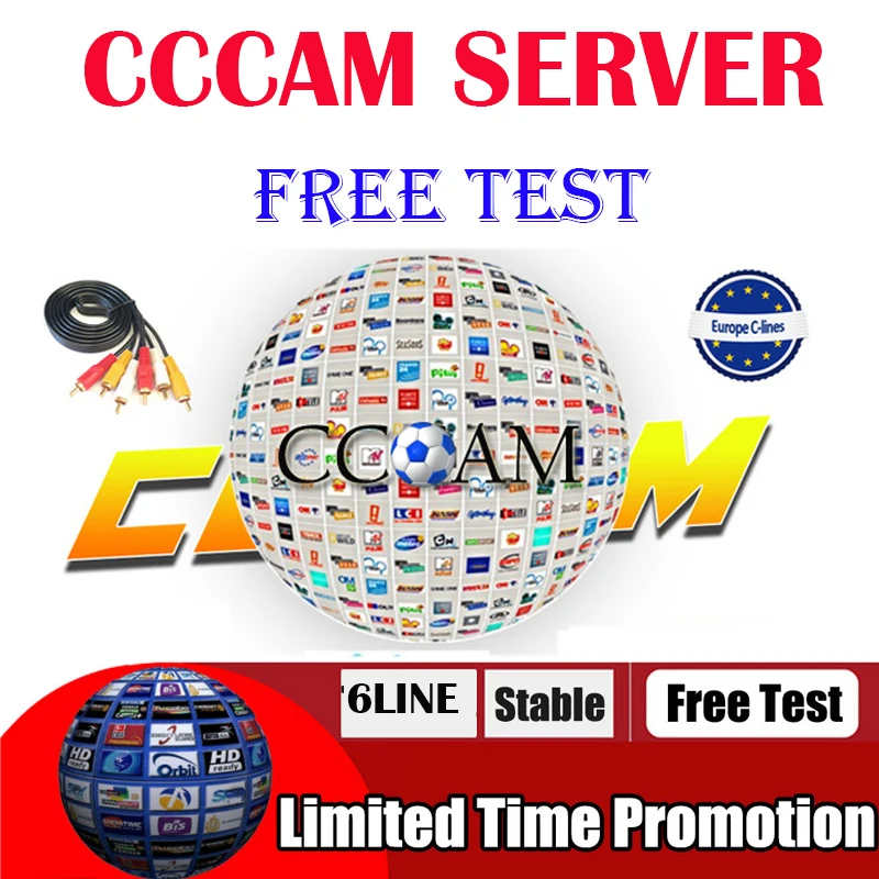 

Europe Cccam Cline for 2 year Europe Free Satellite Line Share Sever Italy/Spain/French/Germany Satellite Receiver for 24 month