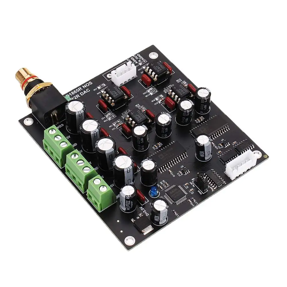 LEORY AD1865R R2R DAC декодер доска NOS DAC аудио декодирующая плата эквивалентна TDA1541 95*87 мм