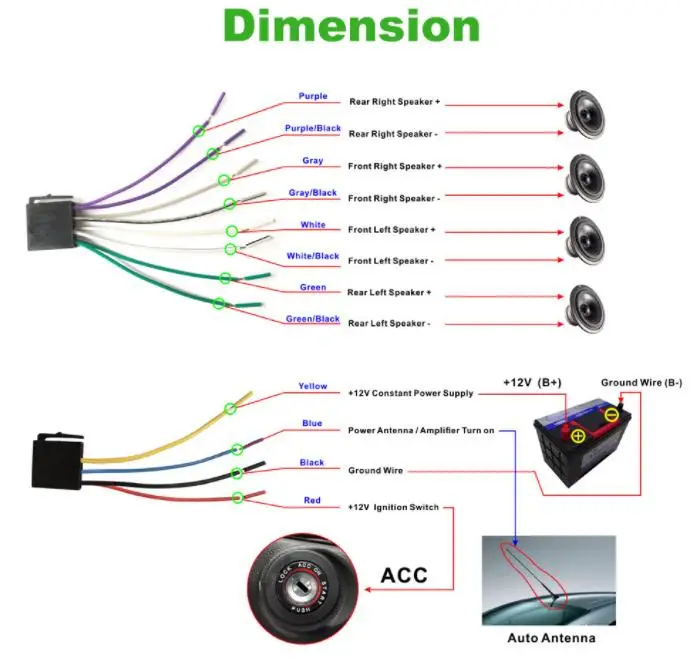 10pcs RK-535 One Din Car Radio FM DC 12V Fixed panel Car Audio MP3 WMA player Bluetooth USB Charger SD AUX SWC