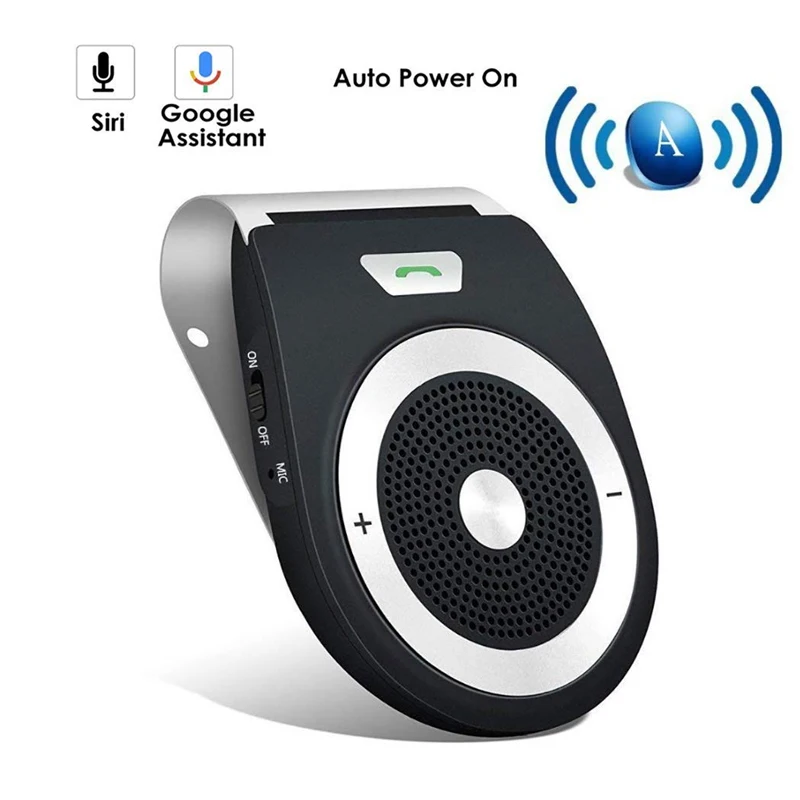 Автомобильный bluetooth-комплект, Автомобильный громкоговоритель, поддержка телефона bluetooth 4,1 EDR, беспроводной автомобильный комплект, мини-козырек, можно делать бесплатные звонки