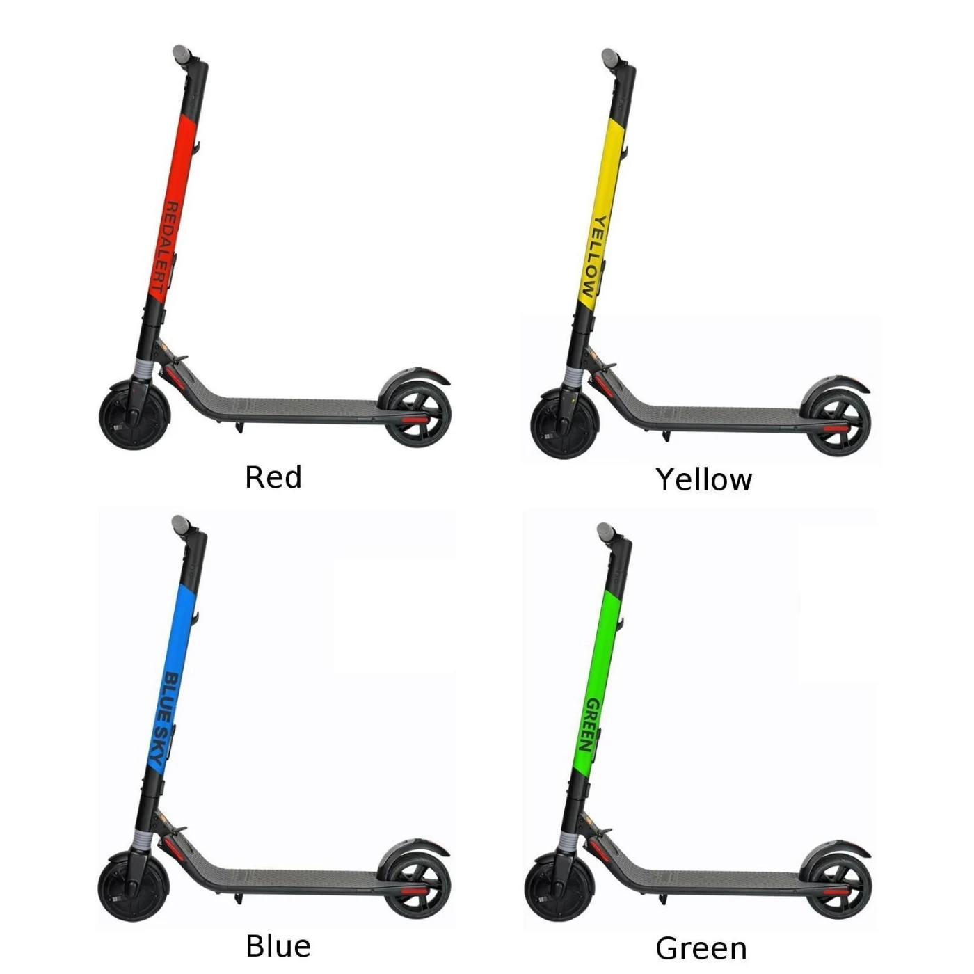 PVC Sticker For Nainbo ES1/ES2/ES4 Scooter Safety Reflections Durable 4 Colors