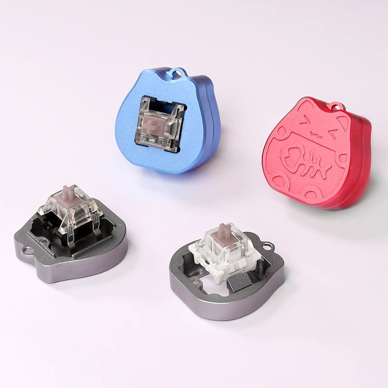 Interruptor do Teclado Mecânico Abridor de Sucção Magnética Cnc Metal Gato Sorte Interruptores Testador Abridor para Kailh Cereja Gateron Outemu