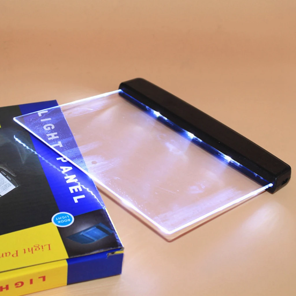 Ultralight LED Panel Book Light Wireless Night Vision Reading Lamp