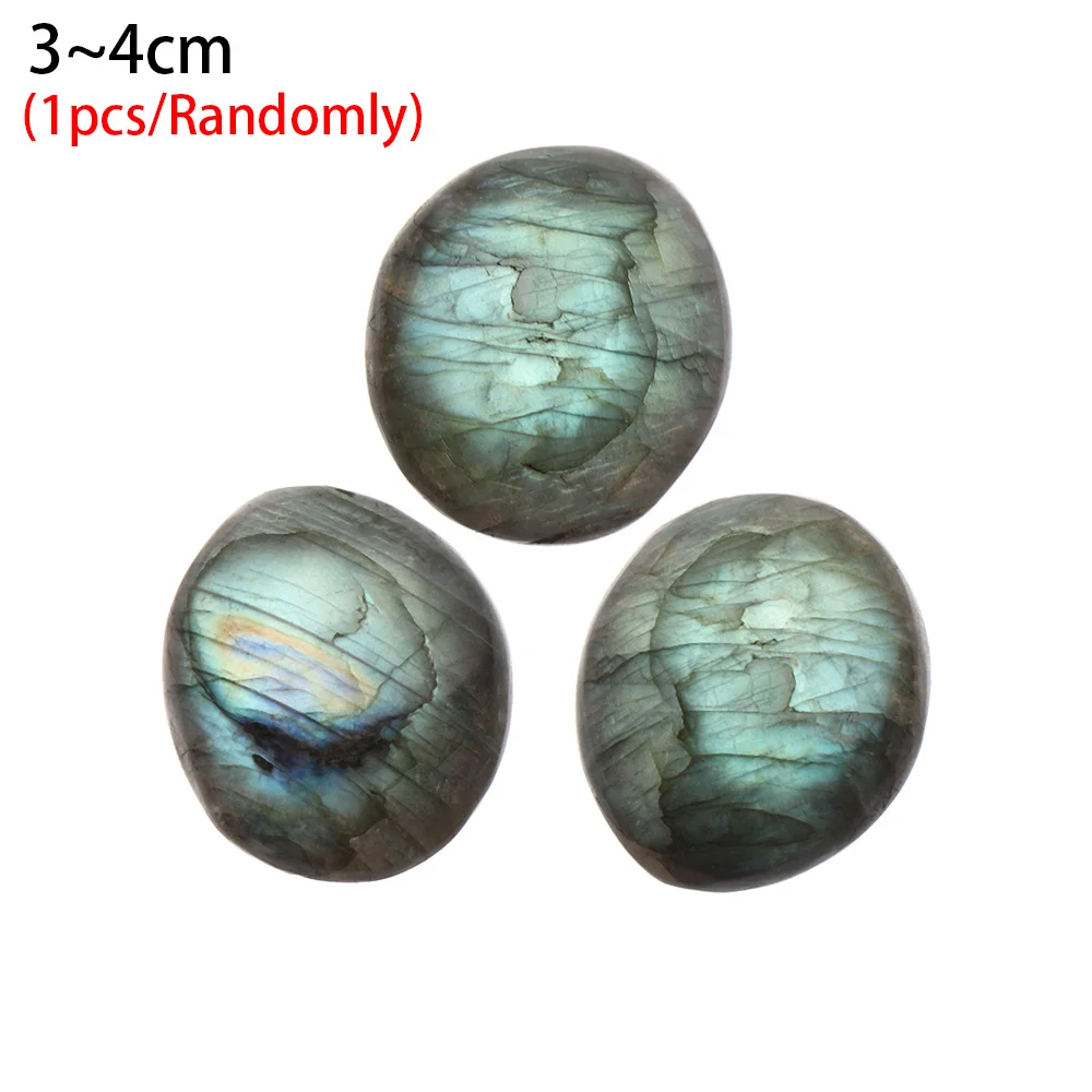 3 to 4 cm 1 шт. натуральный красочный кристалл лабрадорит лунный камень натуральный камень украшение 2-3 см/3-4 см/4-5 см/5-6 см аквариум домашний декор - Цвет: 3 to 4 cm