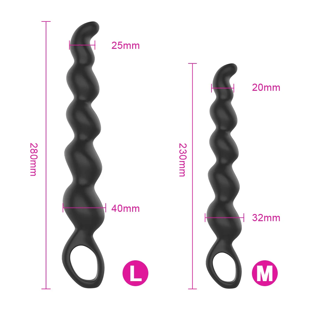 Perle anali butt plug giocattolo erotico per donna e uomo_voghion.com