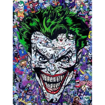 

5D DIY Diamond Painting Joker Batman Halloween 3D Diamond Embroidery Sale Full Square Picture Of Rhinestone Decor Painting TY572
