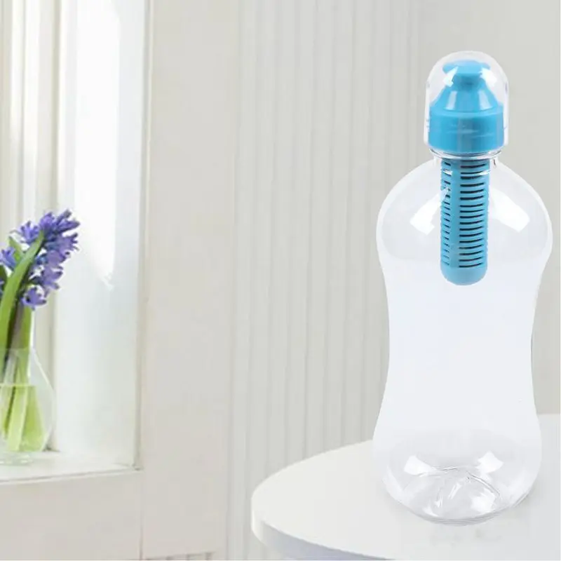 550 мл открытый водный Bobble гидратационный фильтр Бутылка фильтрованная питьевая, зеленая