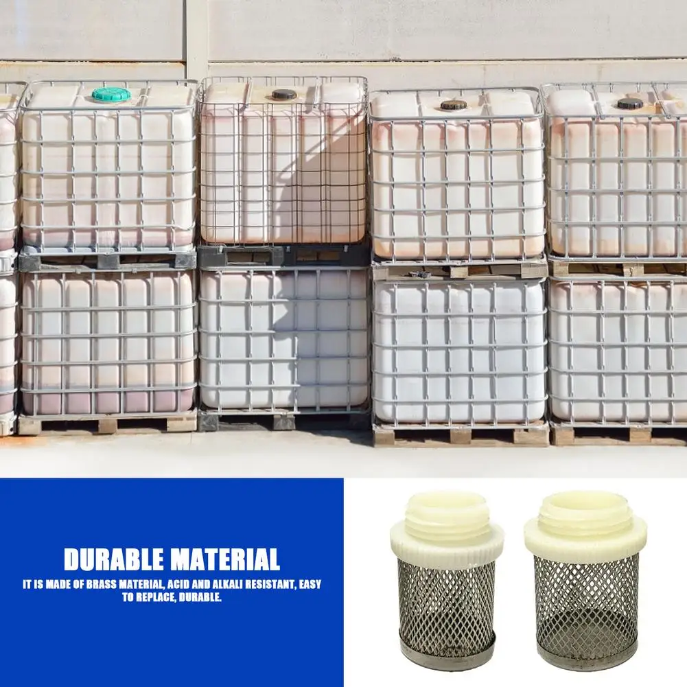 1/2 3/4 IBC Barrel Filter S60x6 Ton Joint Filter IBC Ton Adapter Filter IBC Ton Barrel Nozzle Stainless Steel Filtration