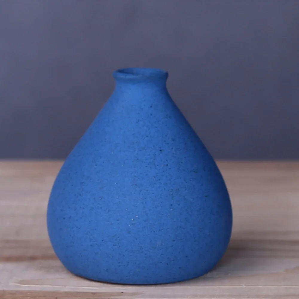 Creative Ceramic Flowers Vase Home Decor Plant Pot Modern Nordic Style Vase Decoration Art Retro Home Garden Craft Ornaments 11