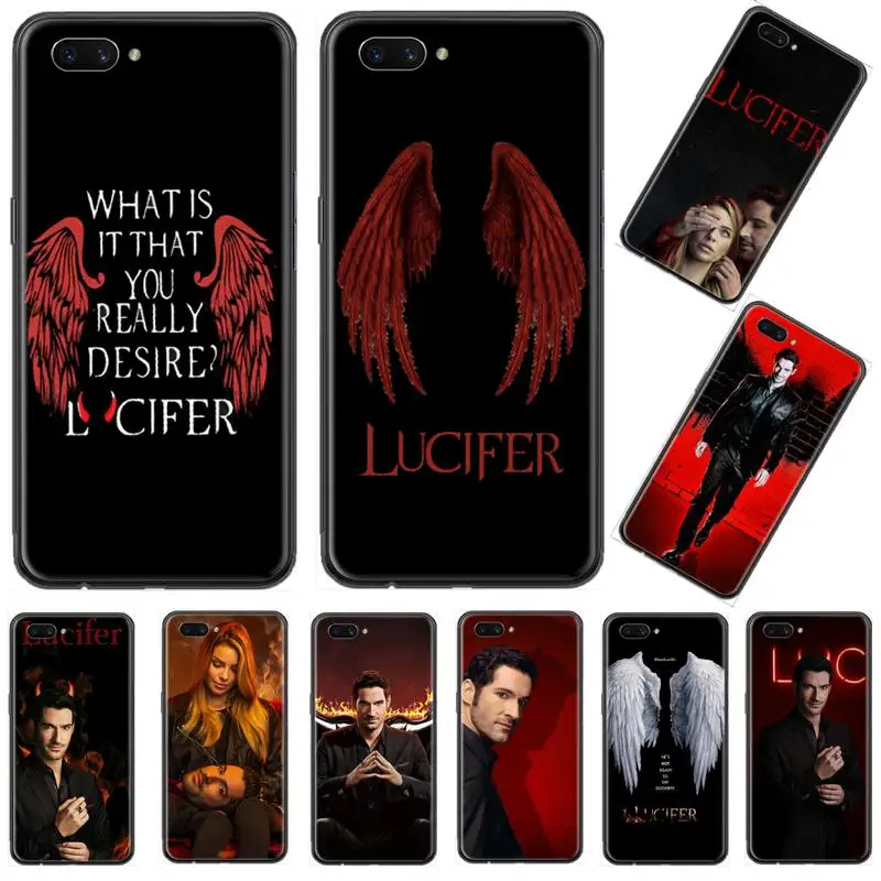 

American TV Degenerate angel Lucifer Phone Case For OPPO R9 R11 R15 R17 RENO Realme S PLUS Normal 2z 3 5 C2 pro