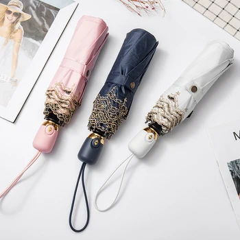 

Umbrella, Rain And Sunshine Automatic Umbrella, Female Sunumbrella, SunProtection,Ultraviolet Shade Umbrella, Automatic Umbrella