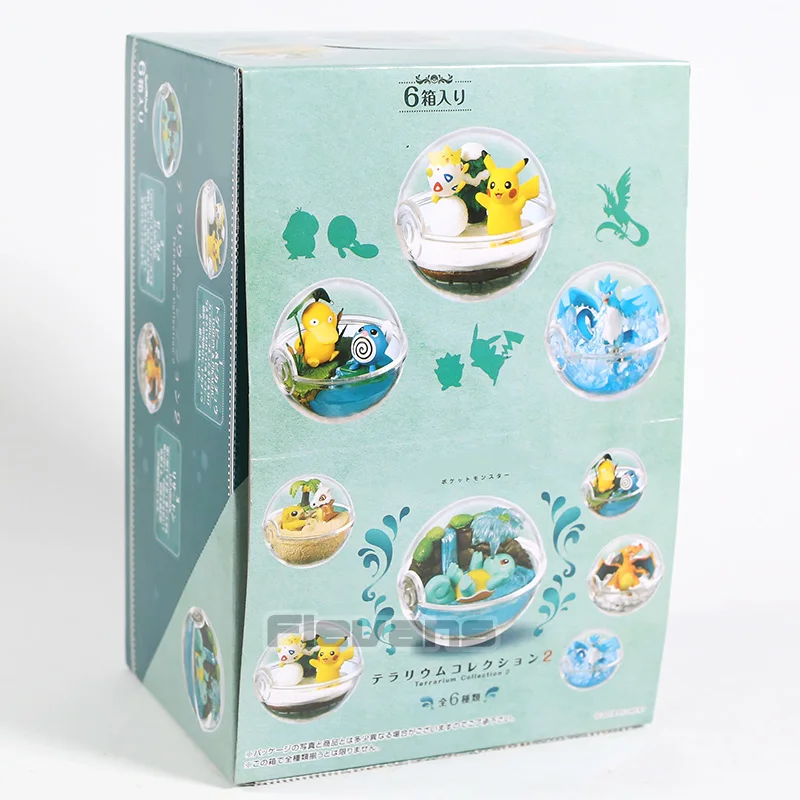 6 шт./компл. прозрачный шар с Пикачу, Бульбазавр, Иви Snorlax Dragonair Lapras ПКМ Аниме фигурки с узором в виде игрушек; подарок для детей
