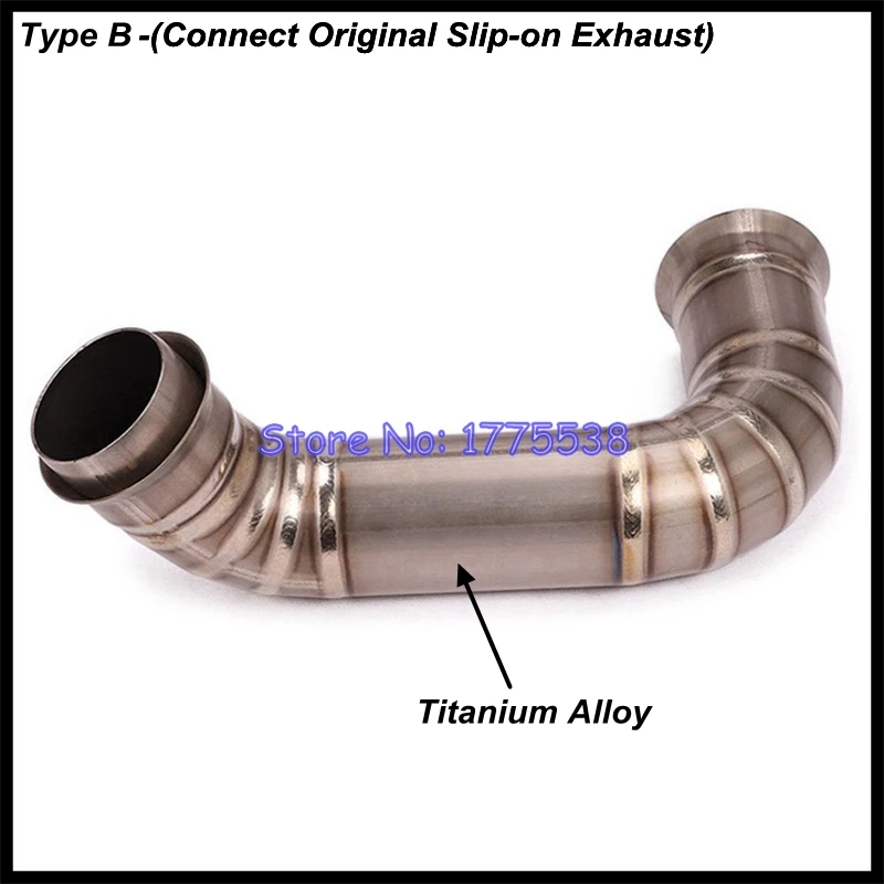 Motorcycle Exhaust Mid Link Pipe for KTM 890 Duke R/GP 2020-2023 for KTM 890 Duke 21-22 Exhaust Muffler Can Escape Connect Pipe - Image 5