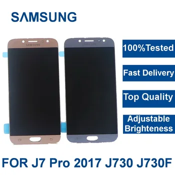 

Top Quality LCD For Samsung Galaxy J7 Pro 2017 J730 J730F LCD Display and Touch Screen Digitizer Assembly Adjust Brightness