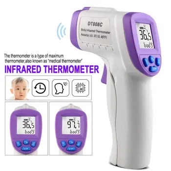 

Adult Baby Digital Thermometer Infrared Forehead Body Thermometer Guns Non-contact Infrared Thermometer Measurement Device
