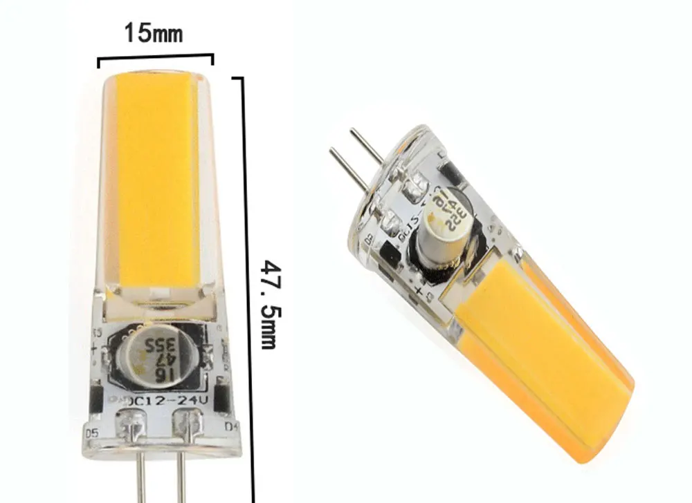 Светодиодный светильник G4 AC 220V 12V DC 1,5 W 2W 3W 4W COB с регулируемой яркостью, Теплый Холодный белый, замена галогенной лампы, люстра Bombillas