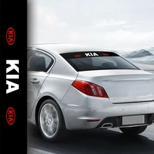 

Car Front And Rear Windshield Vinyl Sticker Auto Logo Sunshade Reflective Banner Decal For KIA K2 K3 K5 k9 Sorento Sportage Rio