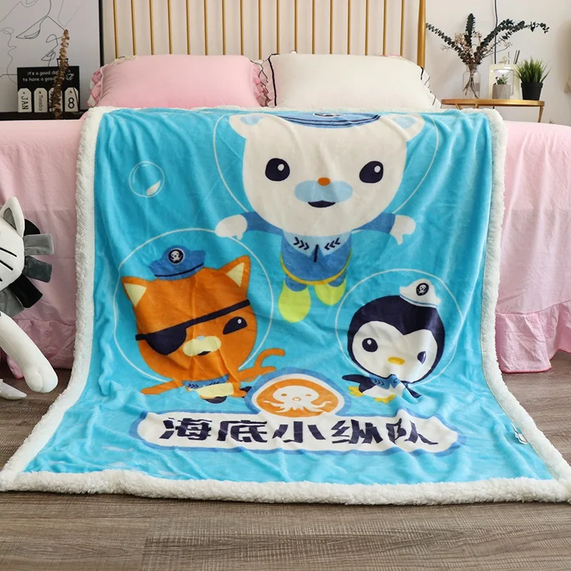 100x140 disney минни Двухслойное утолщенное детское одеяло с рисунком Микки, дышащее одеяло для мальчиков и девочек, детское одеяло с рисунком