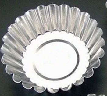 diameter 65mm 10 шт. Алюминиевые Формы для кексов, яиц, пирожных, одноразовые формы для печенья, пудинга, формы для выпечки, десерт, инструмент для украшения торта, кухонные аксессуары - Цвет: diameter 65mm