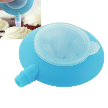 

Silicone Macaron Cake Decorating Pastry Cream Muffin Squeeze Nozzle Baking Tools