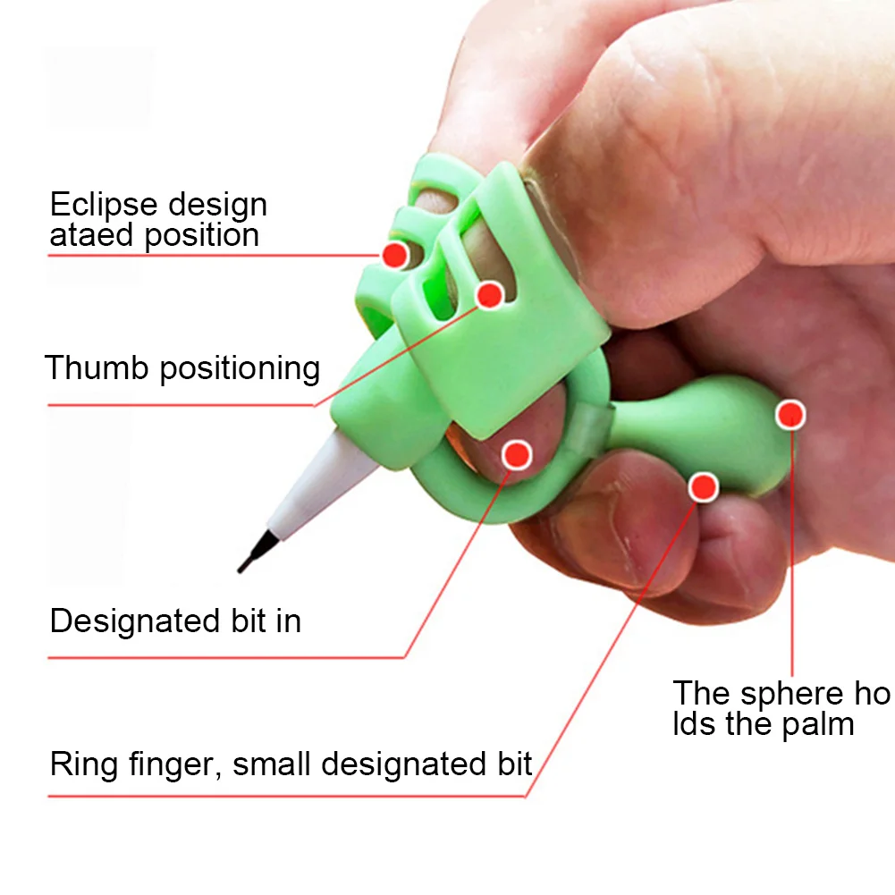 4 шт. 2/3 держатель карандаша Детский обучающий инструмент для коррекции письма