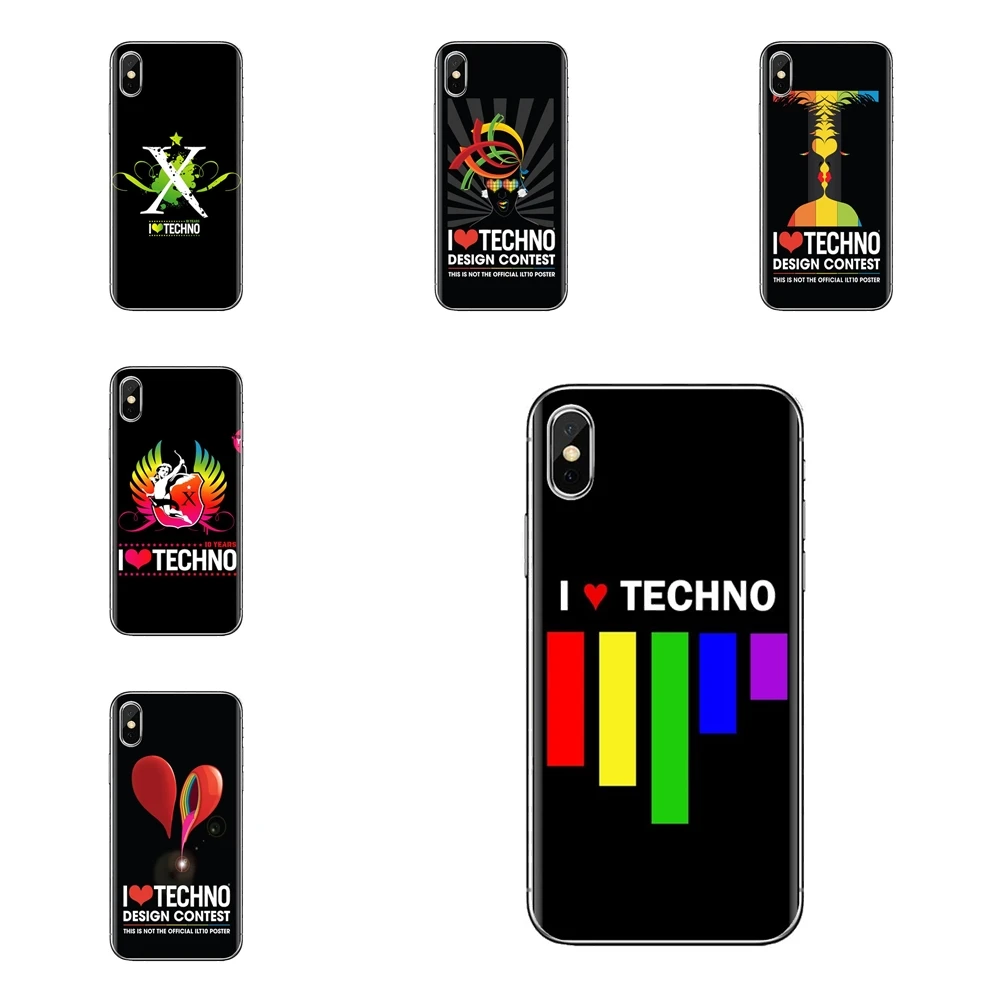 С надписью I Love техническая технология музыка силиконовый чехол для Huawei NOVA 2 3 2i 3i Y6
