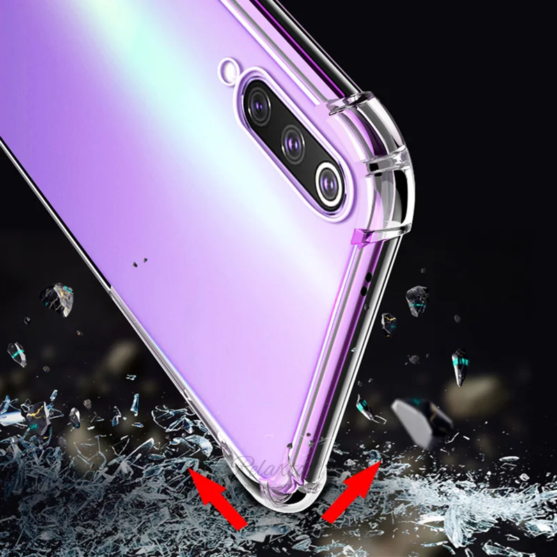Противоударная подушка безопасности Ani-knock чехол для Xiaomi redmi 7A Note 7 8 pro Мягкий силиконовый прозрачный чехол из ТПУ для redmi note7 note8
