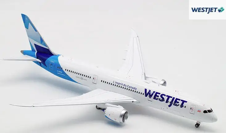 Inflight WESTJET BOEING 787-9 C-GUDH 1/200 литье под давлением модель самолета |