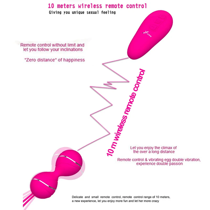 7 Speed Remote Control Exercise Ball Vibrating Ball Dual Vibrator for Women Fitness Balls Health and Fitness  Sensory Balls