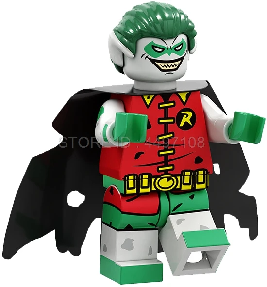 Робин DC кинофигурки Nightwing Teen Titans Super Heroes Justice League Creator технологические строительные блоки игрушки Халк, Бэтмен семья