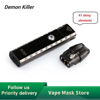 

Ready Stock Original Demon Killer FOD Pod Vape Kit with 580mAh Battery & 2ml Pod & 1.0ohm Coil Vs Renova Zero Type-C charging