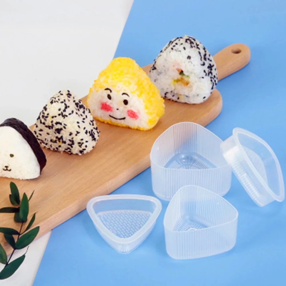 Diy Sushi Mold, Onigiri Rice Ball Food Press Triangular Sushi Maker Mold,  Sushi Kit, Japanese Kitchen Tools, Bento Box Accessories, Diy Supplies -  Temu