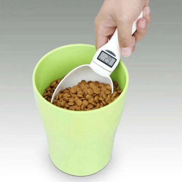 Еда для домашних животных мерный Совок весы чашка собака кошки миска для кормления кухонная Ложка Портативный прочный FJ88