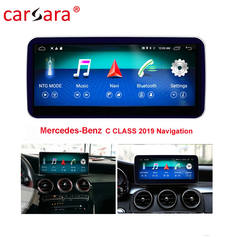 10,2" Mercedes C260I C180 Cabriolet Android экран Поддержка загрузки бесплатных приложений