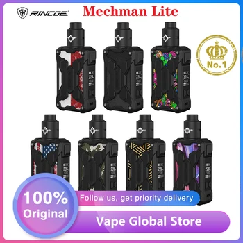 

Original Rincoe Mechman Lite TC Kit With 228W Mod & Metis RDA Atomizer & 810 Drip Tip E Cigarette Vape Kit Vs Gen Kit / Drag Max