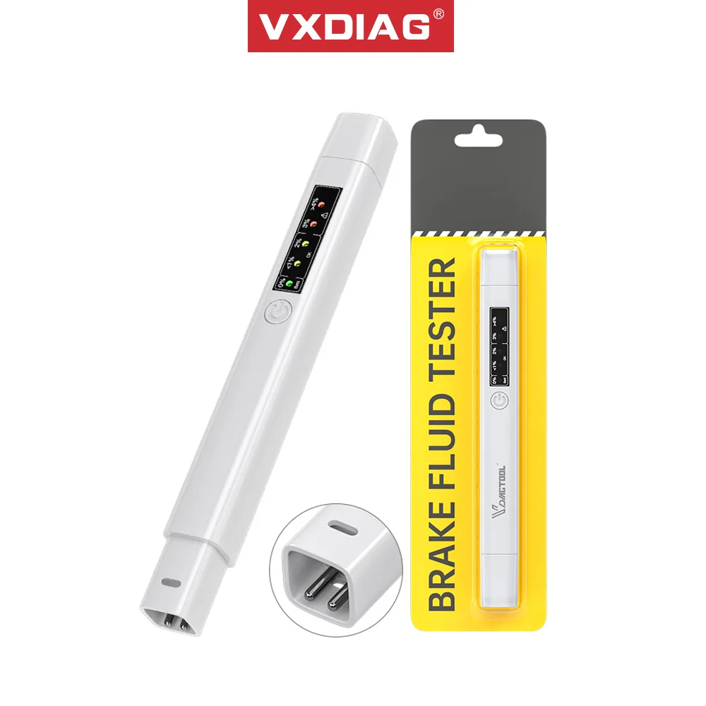 Universal Brake Fluid Tester Oil Quality testing tools 5 LED Automotive