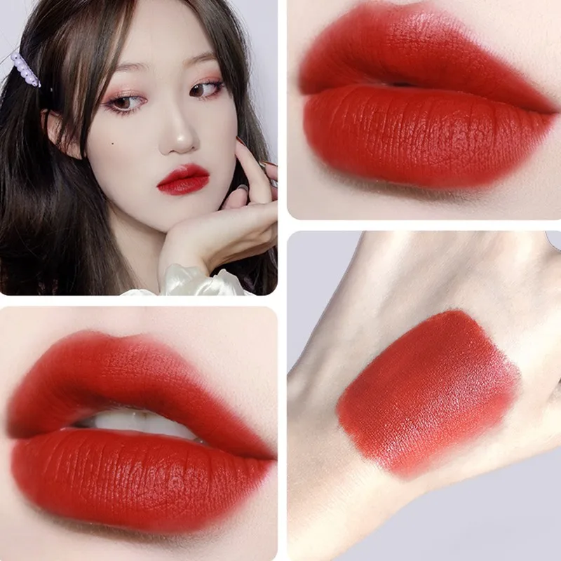Бархатный мягкий противотуманный блеск для губ матирующий, увлажняющий оттенок для губ окрашенные жидкие губные помады Красота Макияж модный цвет легко окрашивается