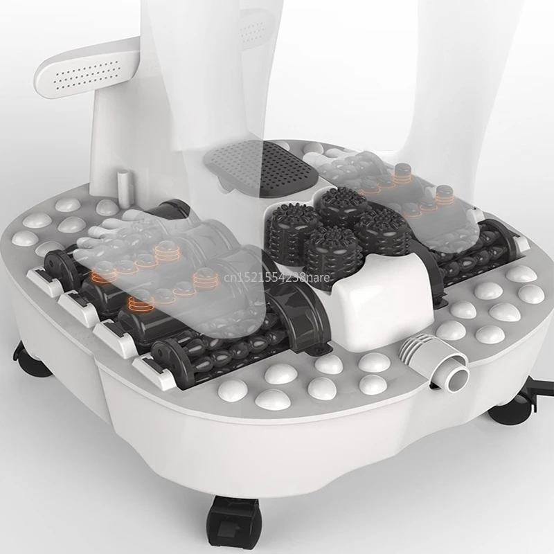 Household Electric Massage Bubble Foot Barrels Foot Tub Fully Automatic Heating Pedicure Foot Deep Barrels Washed Footbath