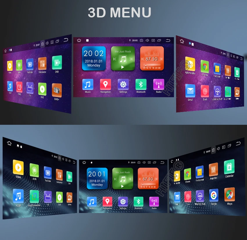 Excellent Android 9.0 Headunit Car Stereo Sat Navi For honda Accord 7 2003-2007 accord7 GPS Navi Radio Bluetooth Steering Wheel Control 1