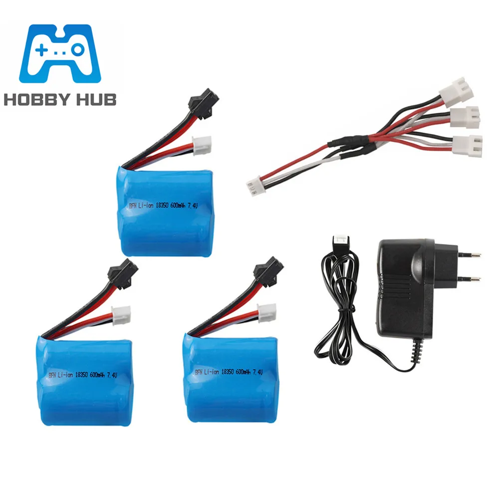 2 S 7 4 в 600 мАч 18350 Аккумулятор + зарядное устройство для H100 H102 JJRC S1 S2 S3 S4 S5