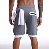 Men 2 in 1 Running Shorts Jogging Gym Fitness Training Quick Dry Beach Short Pants Male Summer Sports Workout Bottoms Clothing ► Photo 2/6