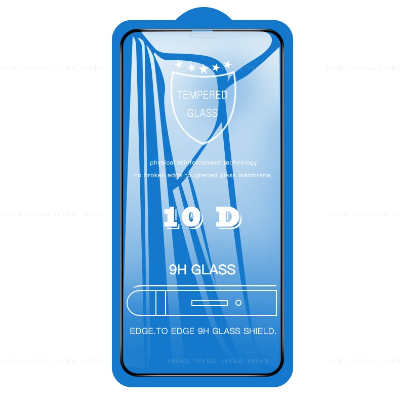 

Anti-Brust 10D Screen Protector For iPhone 11Pro Max XS XR X 11 8 7 6 6s Plus Screen Protector Film For iPhone XsMAX 11pro xs xr